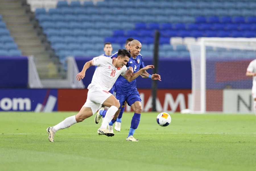 Nguyên Hoàng thi đấu tại giải U23 châu Á 2024. Ảnh: AFC