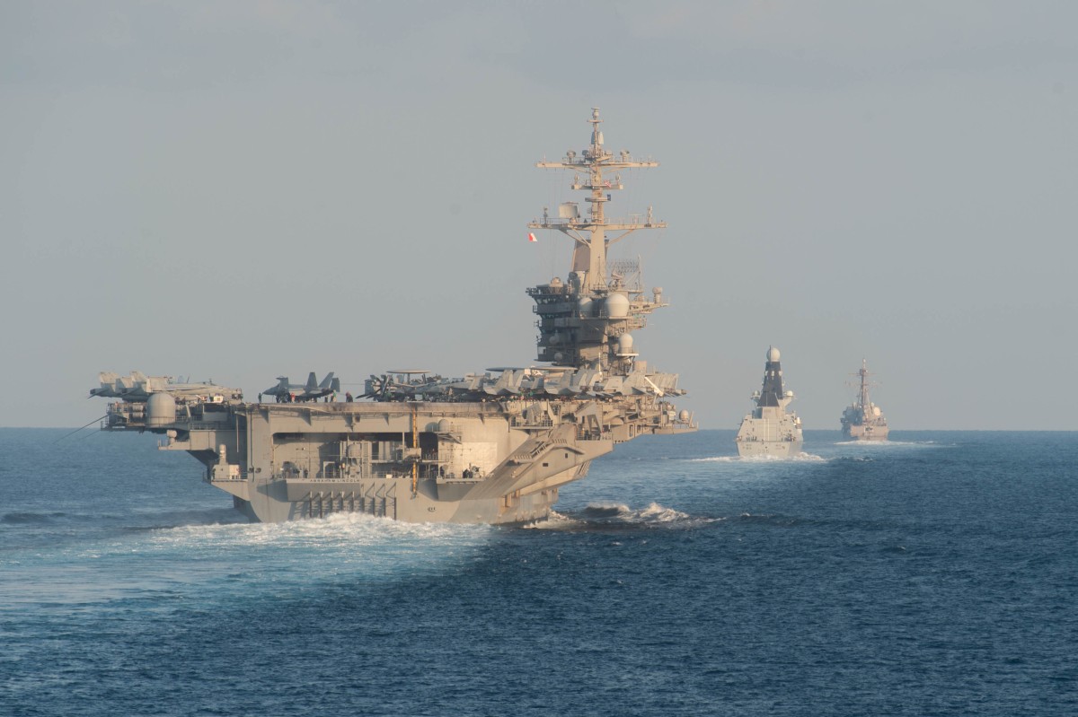 US aircraft carrier USS Abraham Lincoln. Photo: AFP