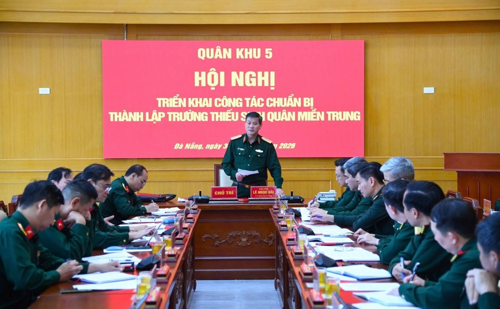 The General Staff and the Ministry of National Defense are completing a project to establish Military Junior Schools under Military Regions 1, 5 and 7. Photo: Military Region 5