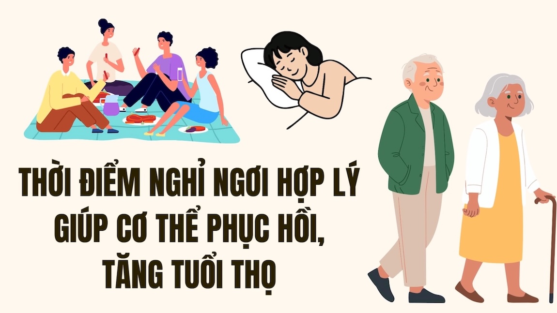 Reasonable rest time helps the body recover and increase lifespan