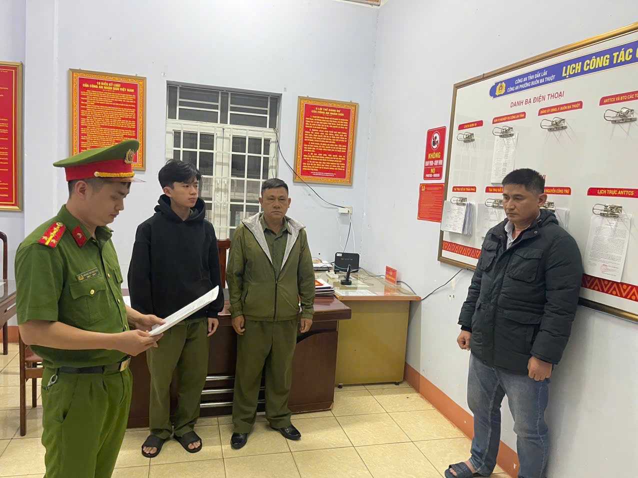 Đối tượng Nguyễn Huy Vũ bị cơ quan công an khởi tố, bắt tạm giam sau khi sản xuất hàng trăm tấn giống lúa giả. Ảnh: Công an cung cấp