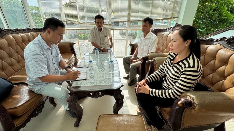 110 workers of Tra Vinh Urban Works Joint Stock Company had to stop working right before Tet, life is facing many difficulties. Photo: Hoang Loc