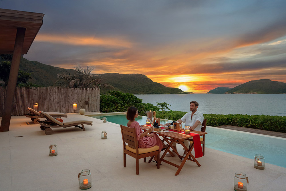 Vietnam's Con Dao is honored by Vogue as one of the best honeymoon resorts in the world in 2026. Photo: Six Senses Con Dao