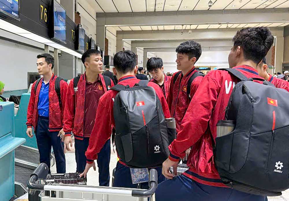 Các cầu thủ tuyển futsal Việt Nam sẽ tạm nghỉ để đón Tết. Ảnh: VFF