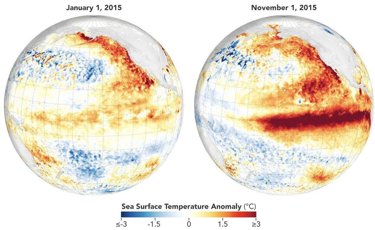 Many strong signs indicate that El Nino is returning. Photo: NASA