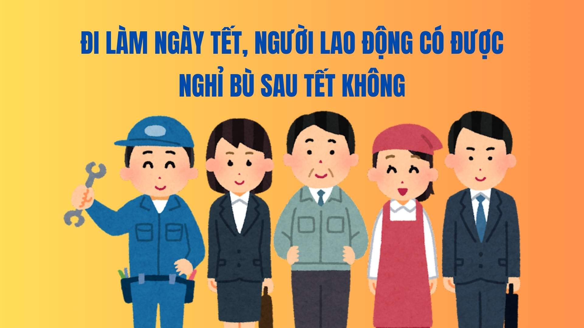 Do workers get compensatory leave after Tet when going to work during Tet