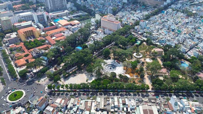 TPHCM khánh thành Công viên số 1 Lý Thái Tổ vào tối 12.2