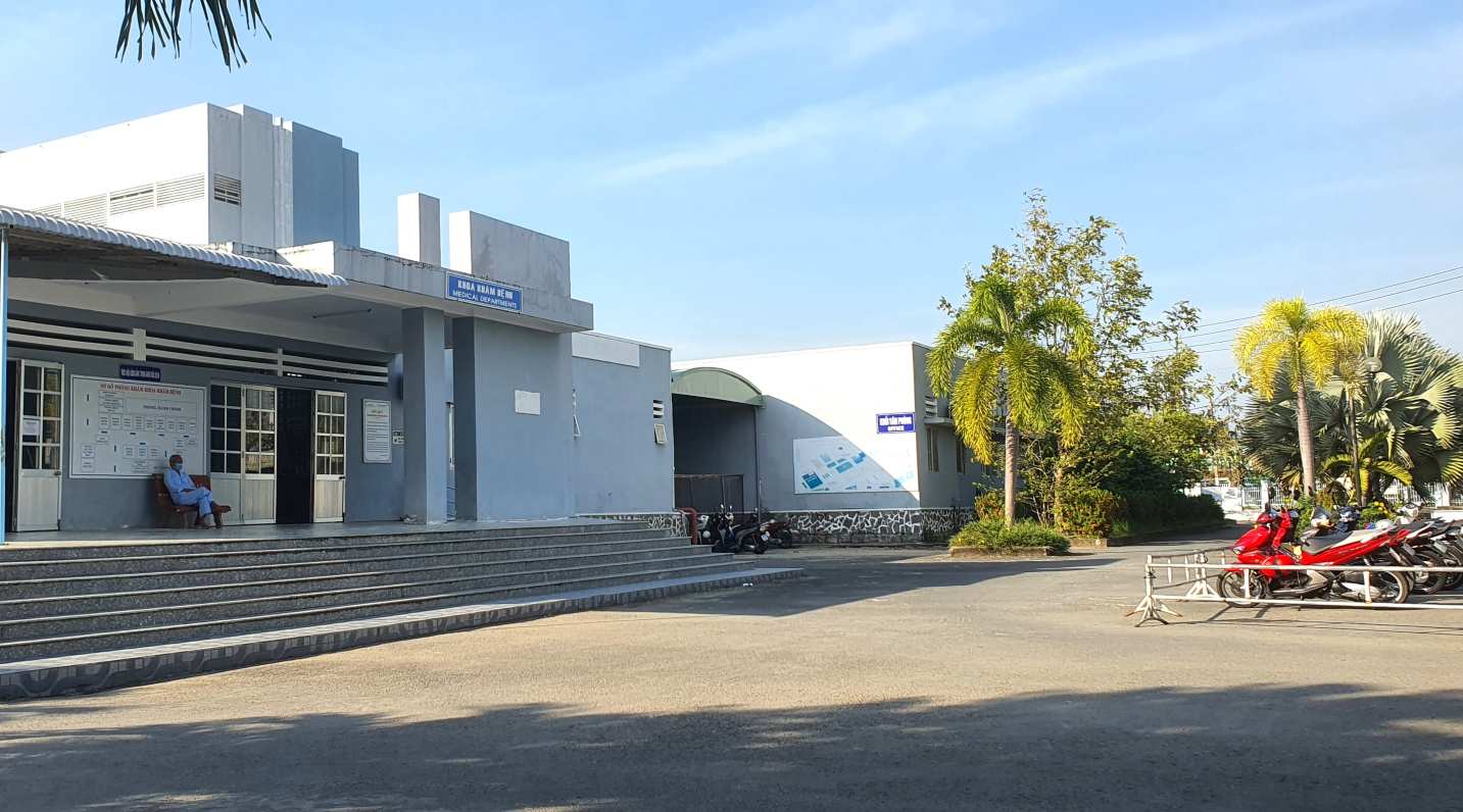 Indoor campus of Phuoc Long Regional Medical Center, Ca Mau. Photo: Nhat Ho
