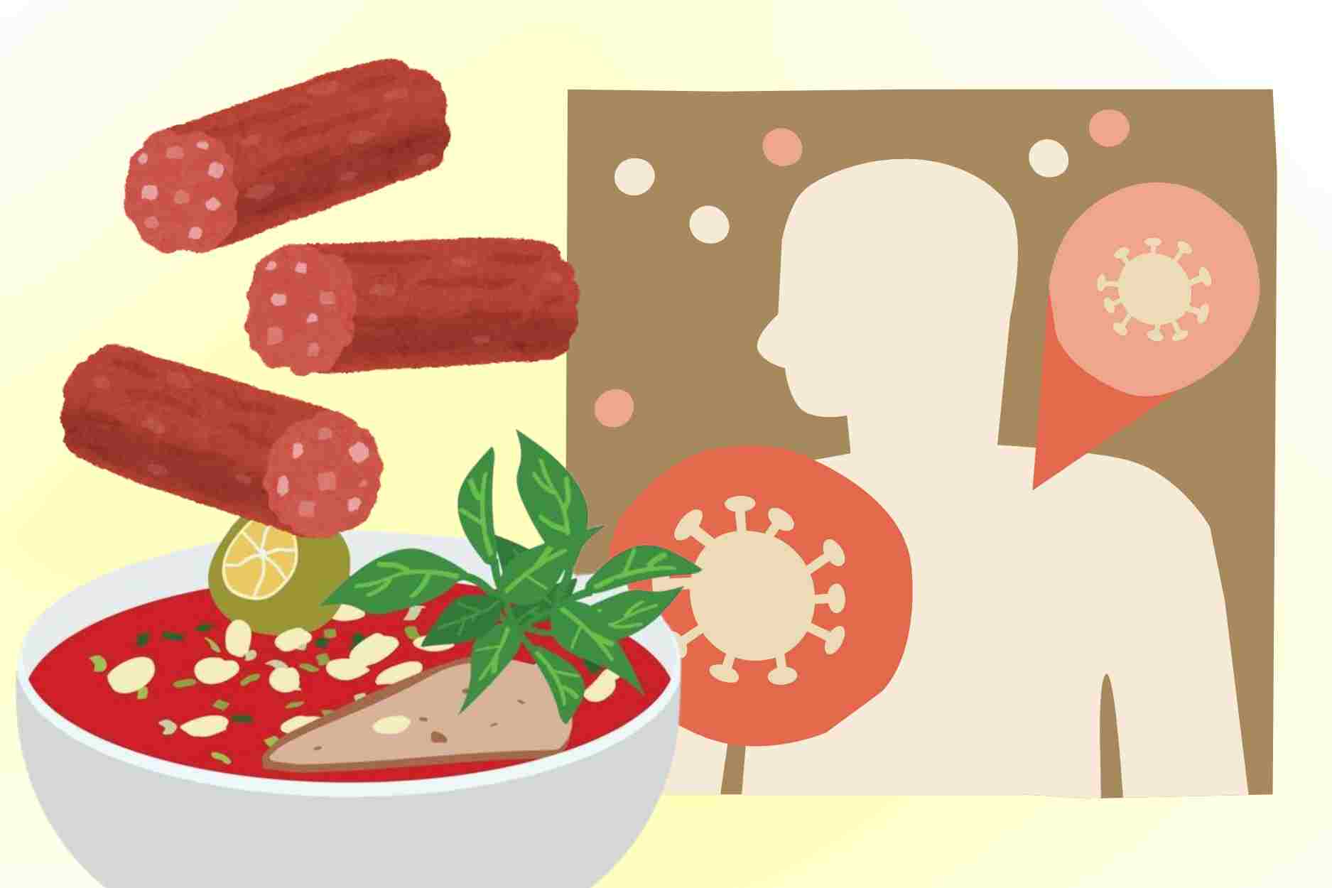 Tet dishes pose a risk of infection with parasites