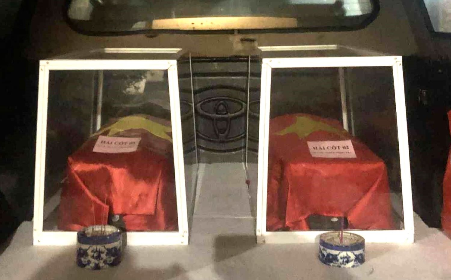 Two martyrs' remains were identified and taken back to their hometown for burial. Photo: Nguyen An