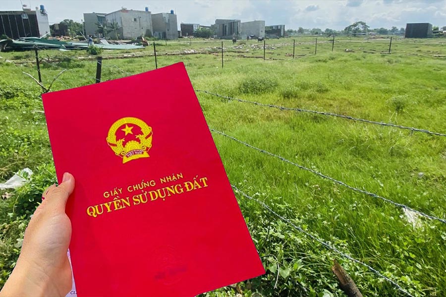 Issuing red books for 800 m2 of inherited land: How to apply the limit?