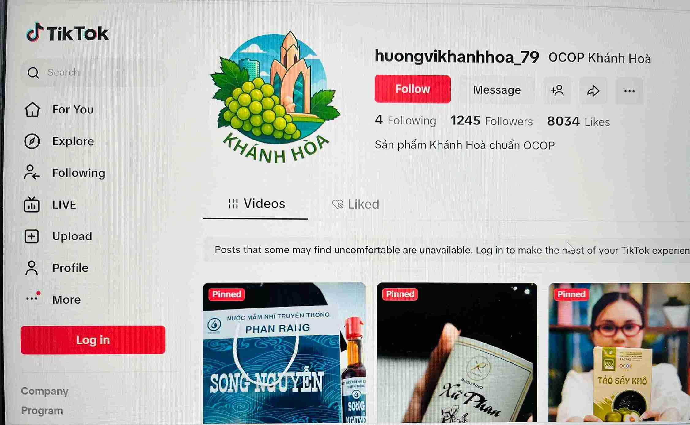 Functional agencies have decided to establish the TikTok Shop OCOP Khanh Hoa channel. Photo: Loc Tho