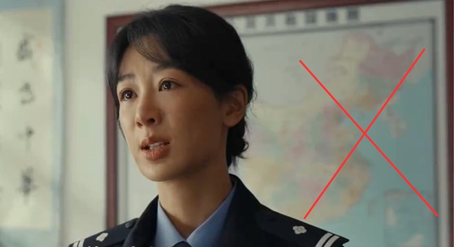 The Department of Cinema warns that Yang Zi's film has "broken line" images. Photo: Cut from video.