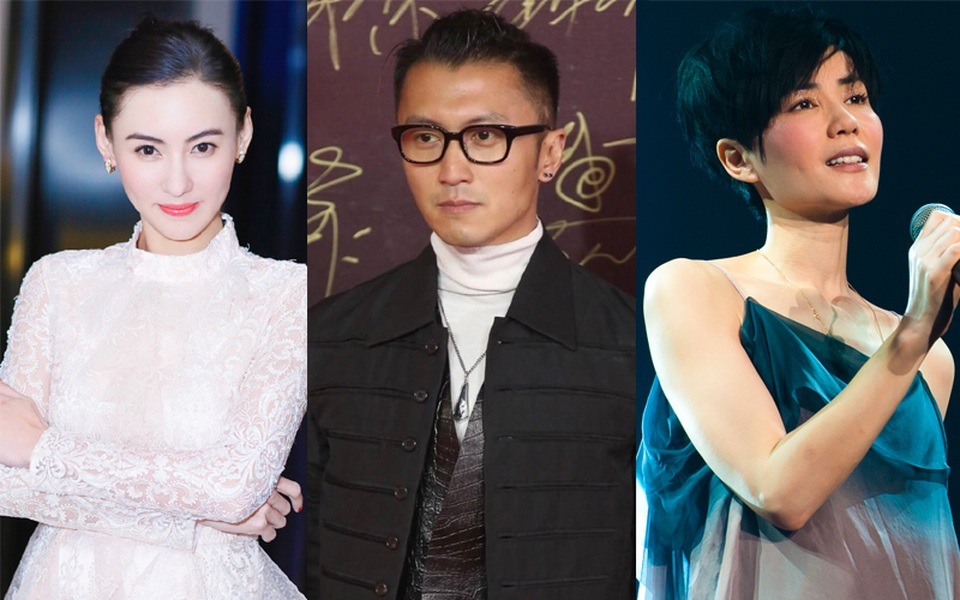 Mối tình tay ba giữa Trương Bá Chi, Tạ Đình Phong và Vương Phi từng gây xôn xao dư luận. Ảnh Xinhua