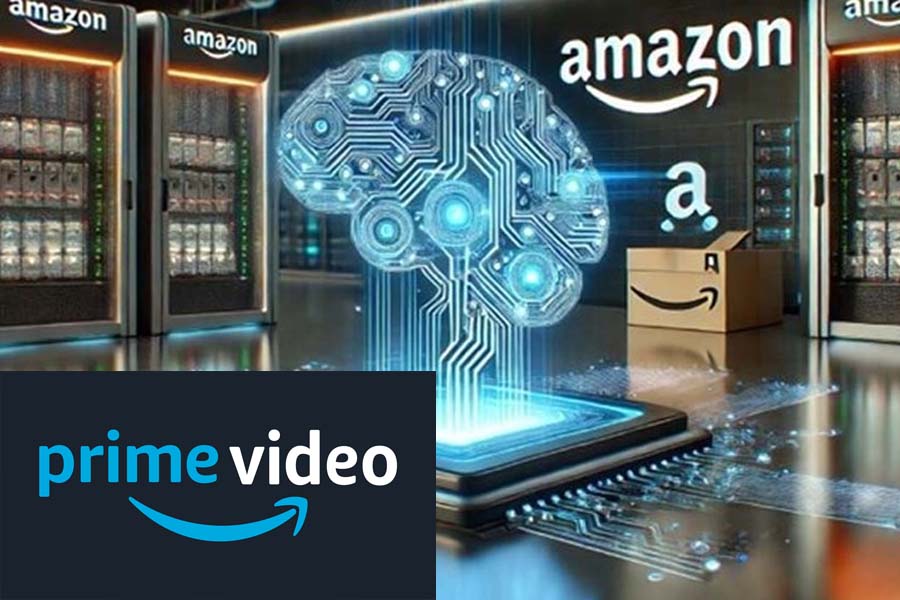 Amid concerns that AI will replace Hollywood labor, Amazon affirms that technology only plays a supporting role, not replacing humans in creativity. Graphics: Cat Tien