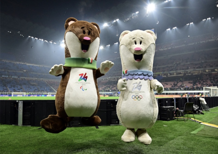 Mascot at the 2026 Winter Olympics. Photo: Xinhua
