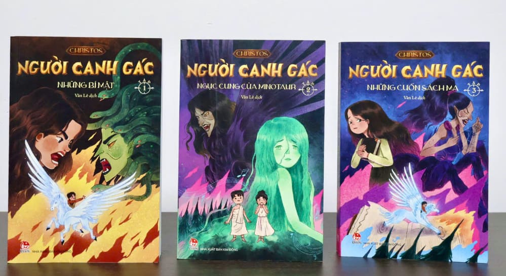 The book series "The Guard" by writer Christos is published by Kim Dong Publishing House. Photo: Publishing House