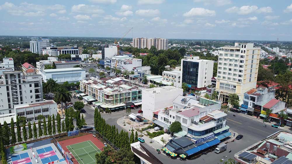 Transport infrastructure and industrial production zones in Tay Ninh contribute to creating momentum for local economic growth. Photo: Thanh Vu
