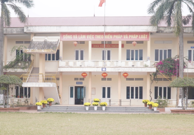 Không khí Tết đã hiện diện tại Trường giáo dưỡng số 2. Ảnh: Minh Vũ