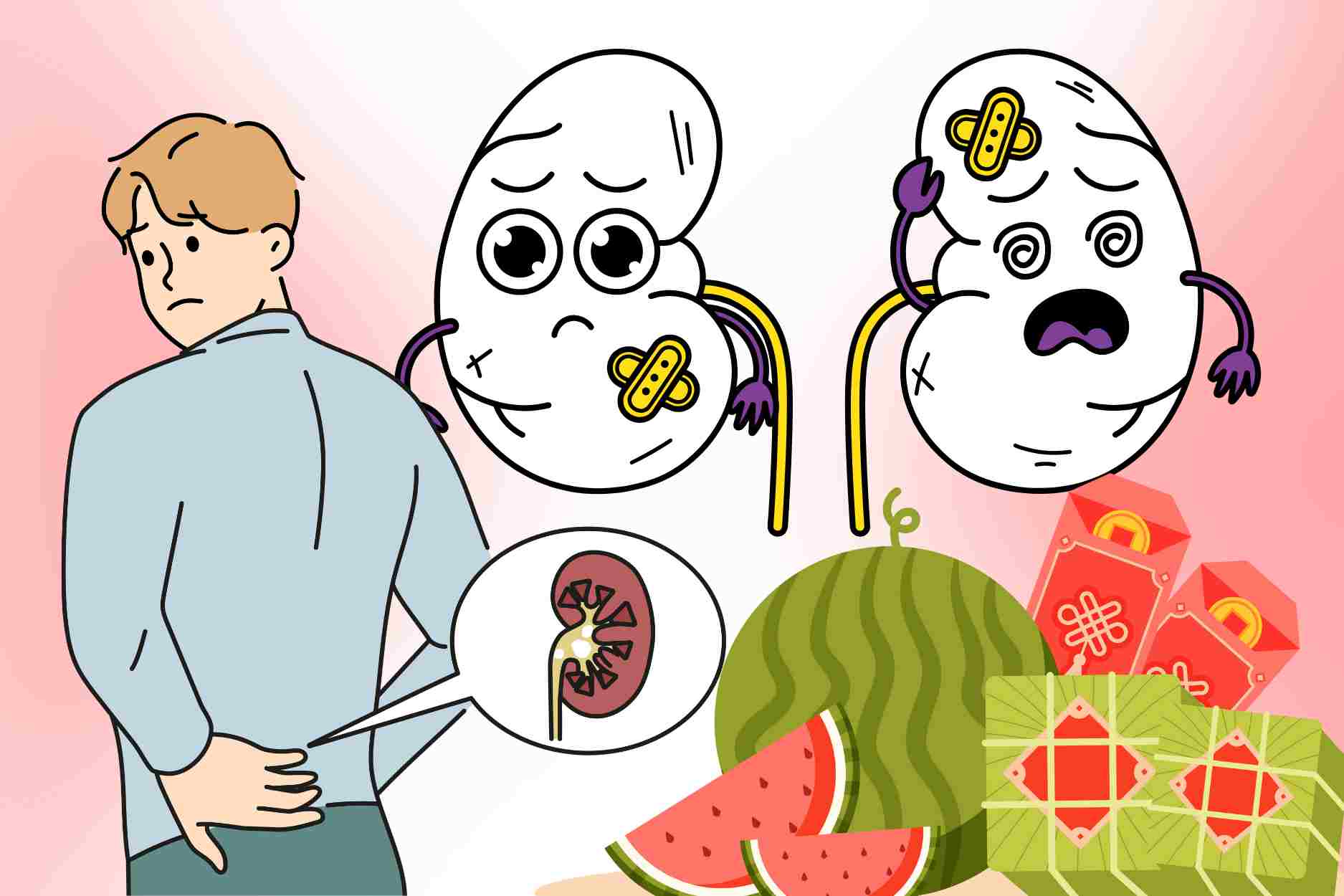 Health risks that kidney patients can easily encounter during Tet