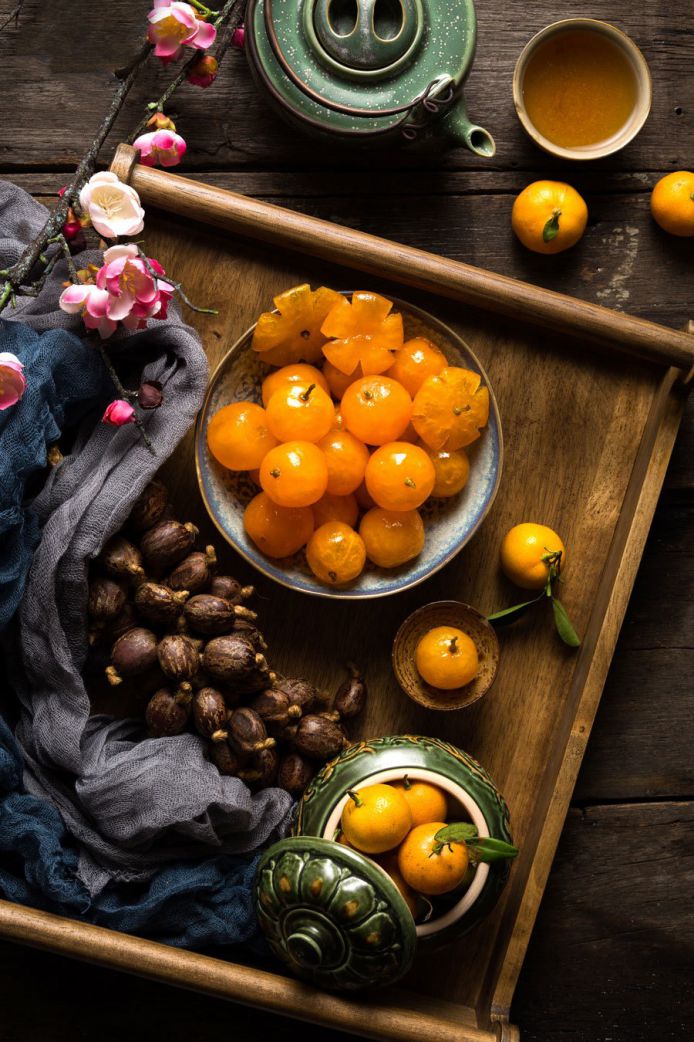 Mứt từ trái kim quất. Ảnh: Nhân vật cung cấp