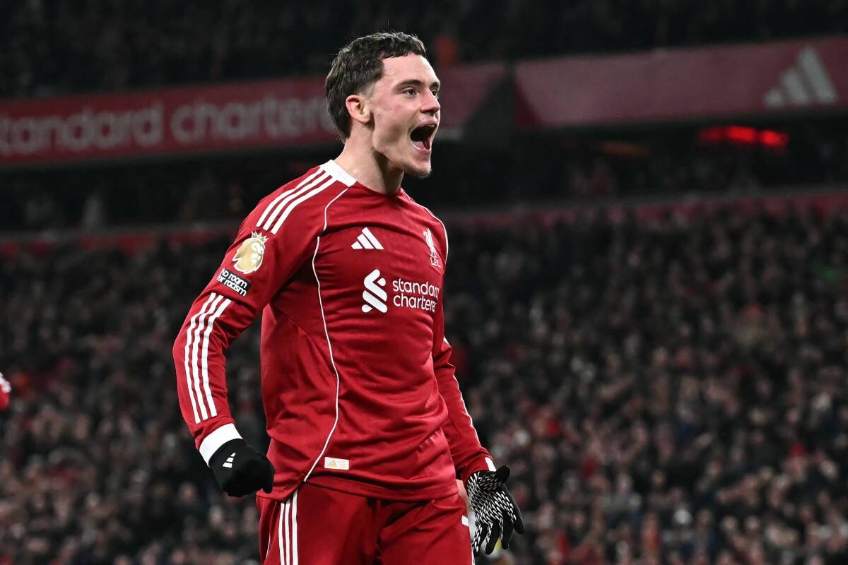 Florian Wirtz is gradually adapting better to the Premier League. Photo: AFP