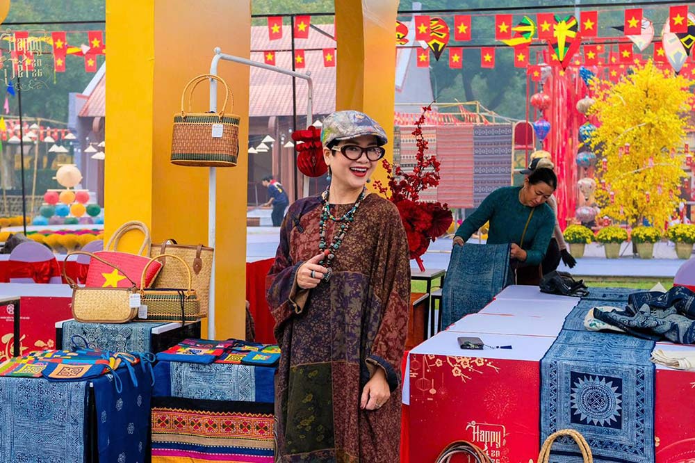 Check-in trước giờ G tại không gian Happy Tết 2026 ở Hoàng thành Thăng Long, Hà Nội. Ảnh: Happy Tết