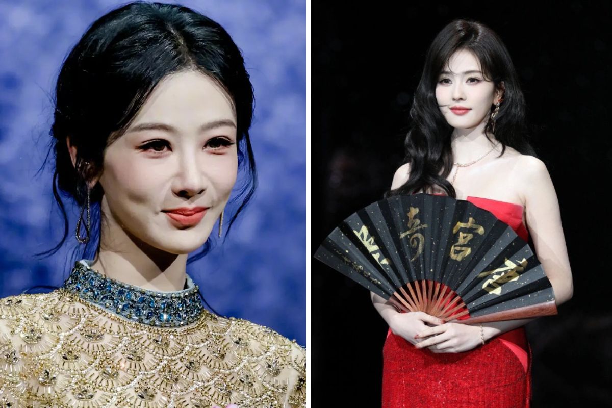 Yang Zi is criticized for being old when compared to Bai Lu. Photo: Xinhua