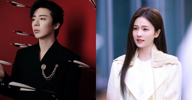 Lưu Vũ Ninh y Bạch Lộc. Foto: Lotte.