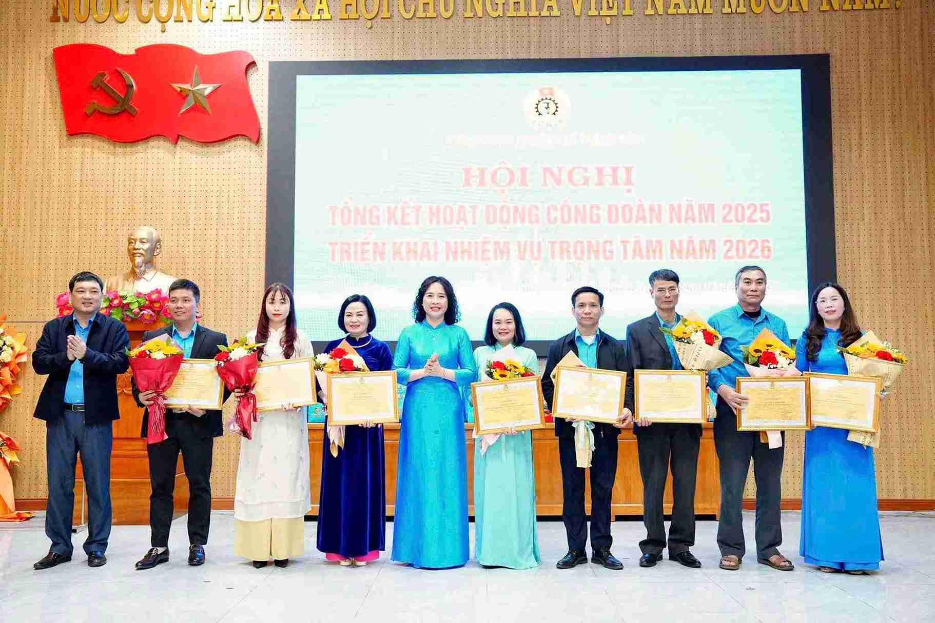 Công đoàn phường Lê Thanh Nghị triển khai nhiệm vụ 2026, chăm lo Tết cho người lao động. Ảnh: Phường Lê Thanh Nghị