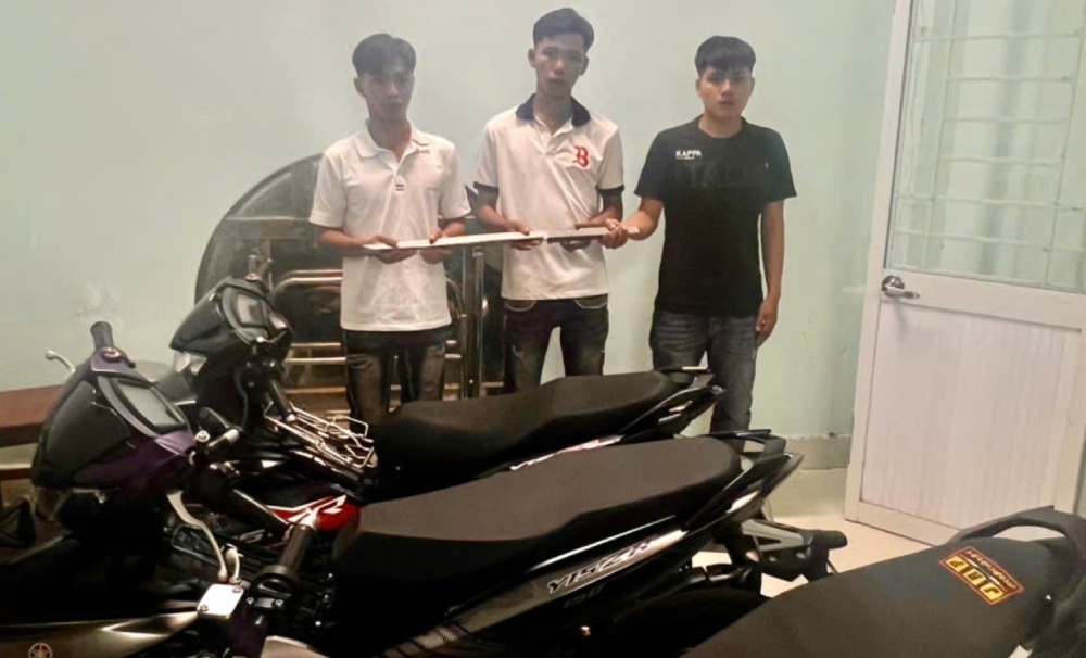 Công an tỉnh An Giang đã ra Quyết định khởi tố bị can đối với các đối tượng có hành vi “Gây rối trật tự công cộng và sử dụng trái phép vũ khí quân dụng”. Ảnh: CACC