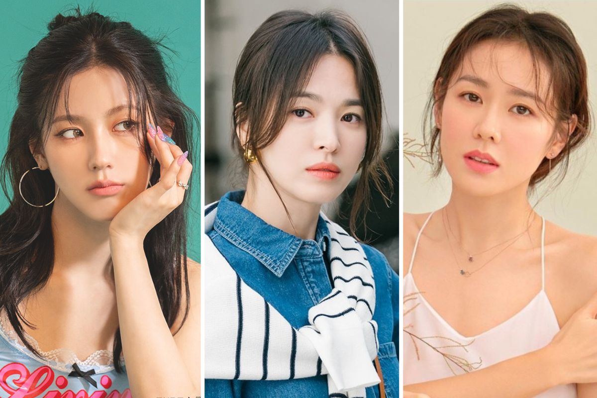 Miyeon i-dle, Song Hye Kyo and Son Ye Jin, Photo: Lotte
