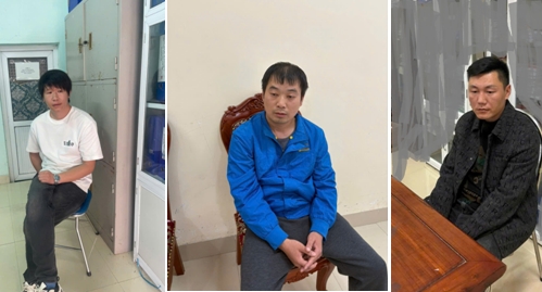 Các đối tượng bị khởi tố. Ảnh: Công an TP Hải Phòng