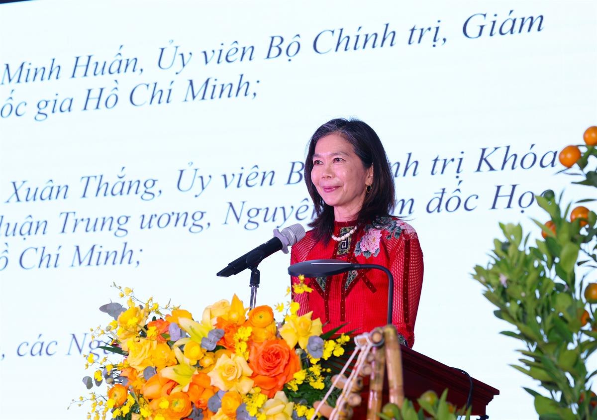 Bà Pauline Tamesis - Điều phối viên Thường trú Liên Hợp Quốc. Ảnh: Ái Vân