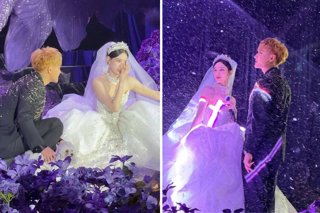 Đám cưới cổ tích của Hoàng Tử Thao và Từ Nghệ Dương từng gây bão truyền thông. Ảnh: Xinhua