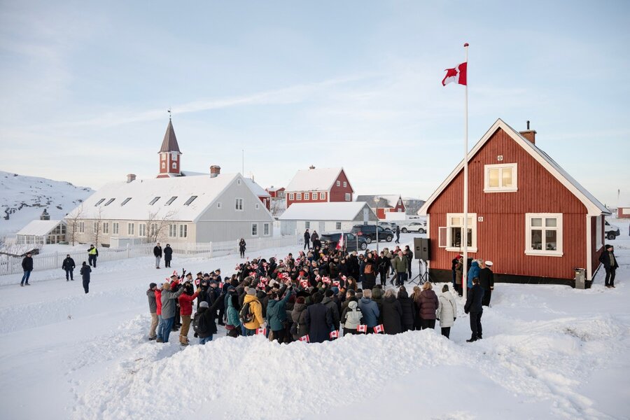 The Canadian Consulate in Nuuk, Greenland opened on February 6, 2026. Photo: AFP