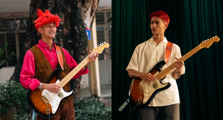 Singer Nguyen Hung. Photo: Film crew.