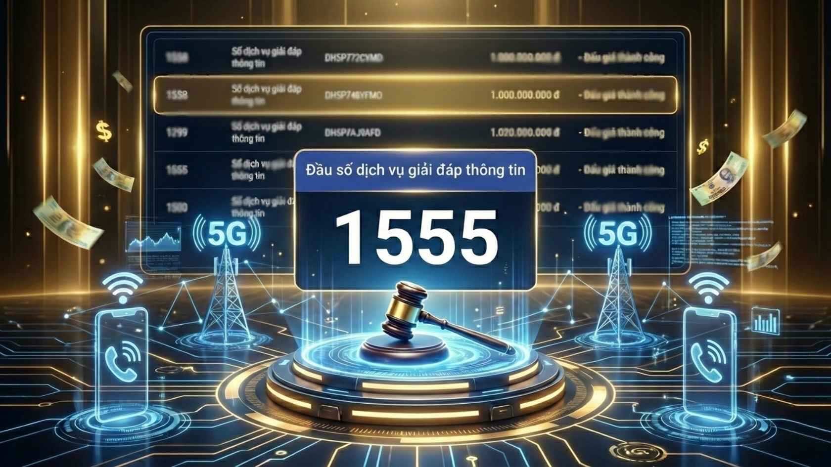 Auction of telecommunications prefixes up to billions of VND, tightening responsibility after auction