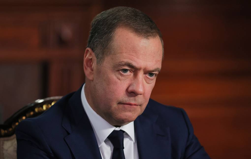 Russian Deputy Chairman of the Security Council Dmitry Medvedev warned that Greenland is just the beginning for Europe. Photo: Russian Security Council