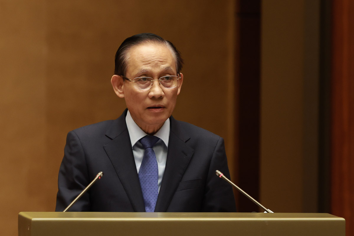 Politburo Member, Minister of Foreign Affairs Le Hoai Trung emphasized promoting the construction and implementation of a comprehensive foreign policy strategy at a new height on 3 foreign affairs pillars and in all foreign affairs fields. Photo: Hai Nguyen