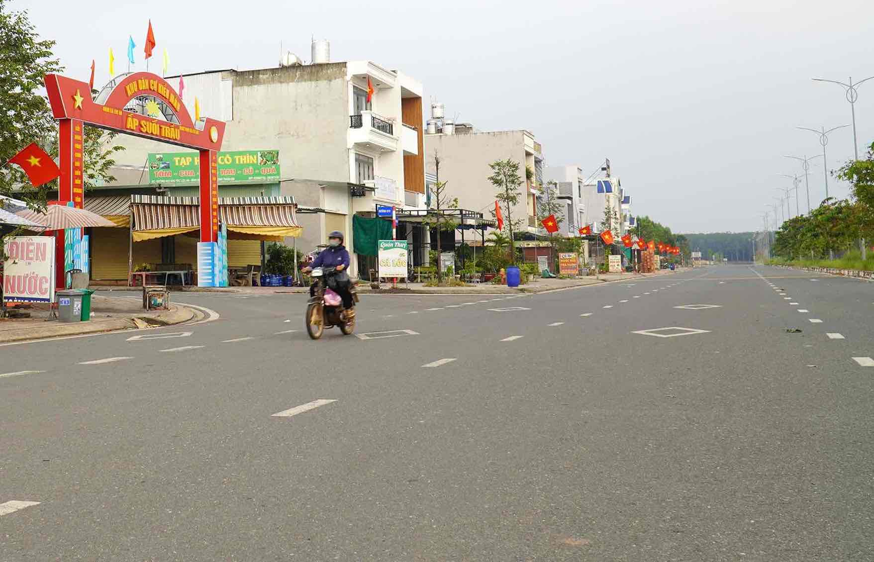 Khu tái định cư được đầu tư hệ thống hạ tầng kỹ thuật hiện đại, quy mô. Ảnh: HAC