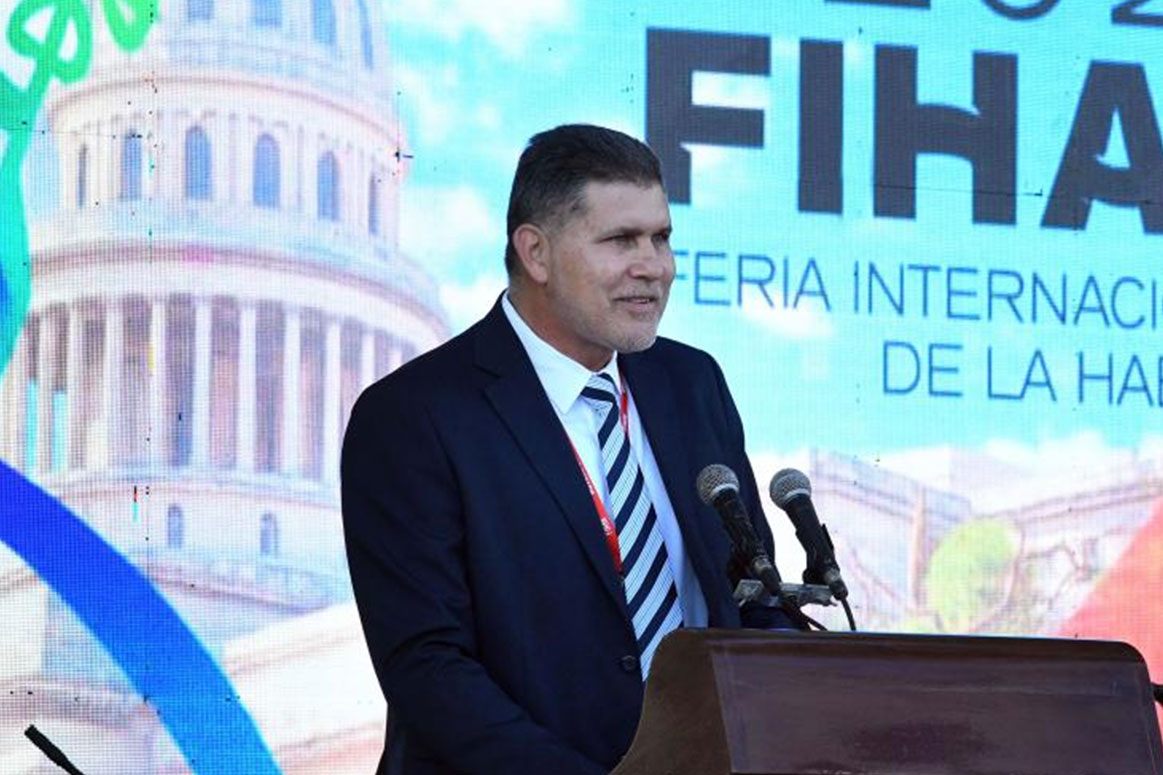 Cuban Minister of Commerce Oscar Perez-Oliva. Photo: Xinhua