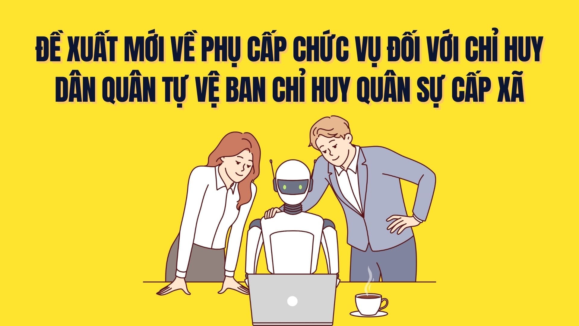 Proposal to amend regulations on position allowances for militia commanders of commune-level military commands. Graphics: Tra My