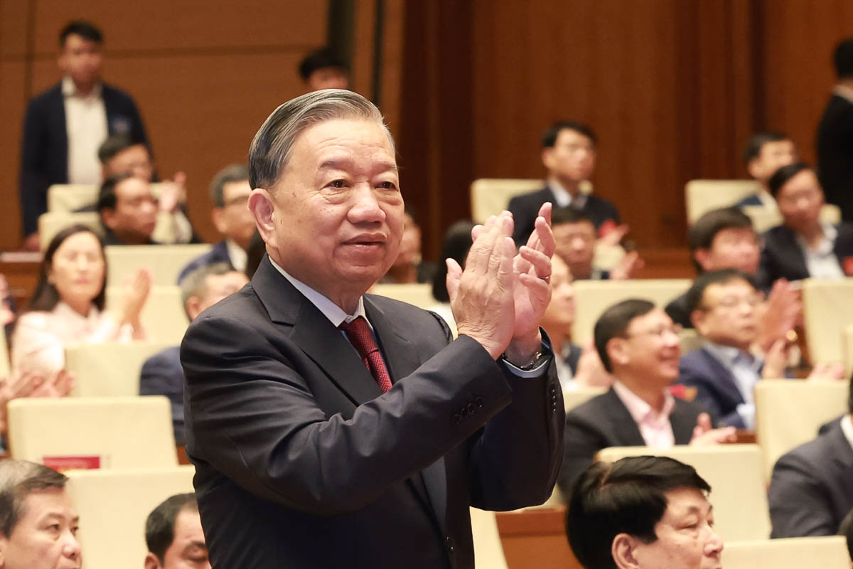 General Secretary To Lam is the Head of the Steering Committee for summarizing 100 years of the Party leading the Vietnamese revolution, orienting the leadership of national development in the next 100 years. Photo: Hai Nguyen