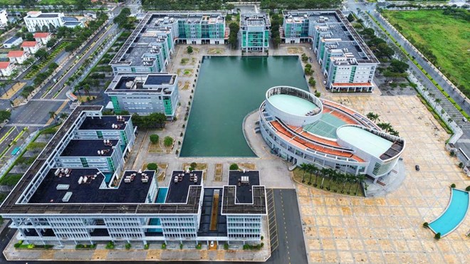 Headquarters of the Administrative - Political Center of Ba Ria - Vung Tau province under the Ho Chi Minh City People's Committee. Photo: Khoa Nguyen