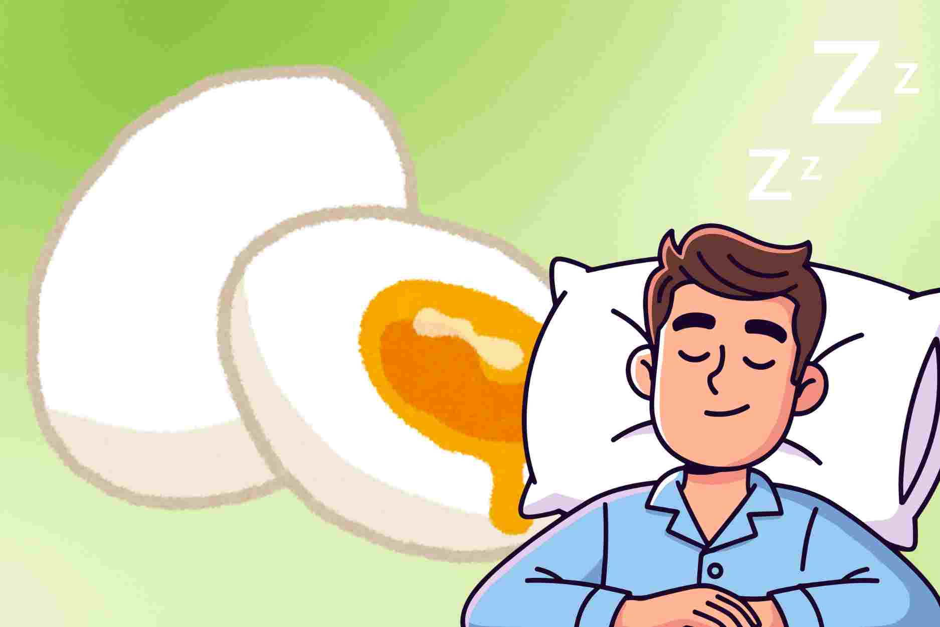 Secrets to sleeping well every night thanks to simple egg dishes