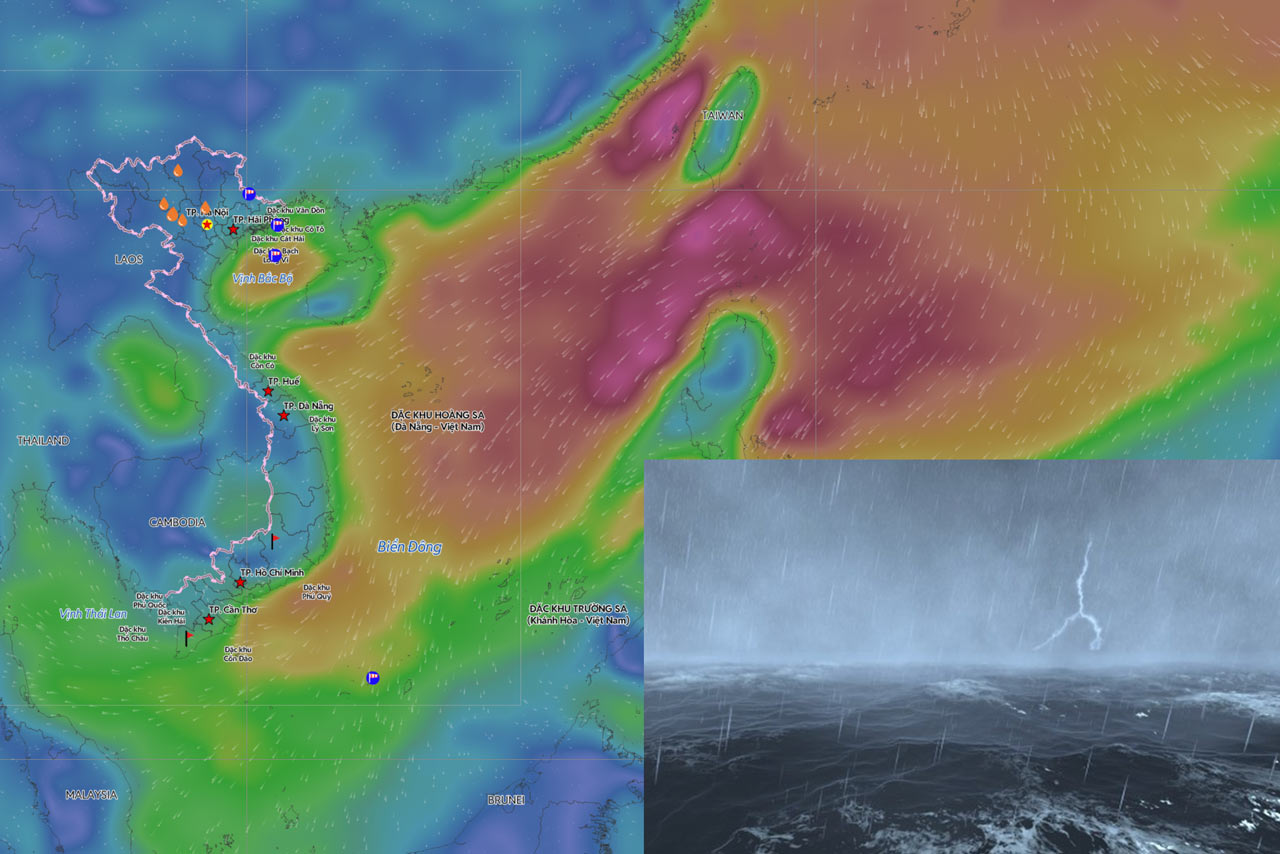 Bad weather forecast tonight and tomorrow February 9 due to strong cold air