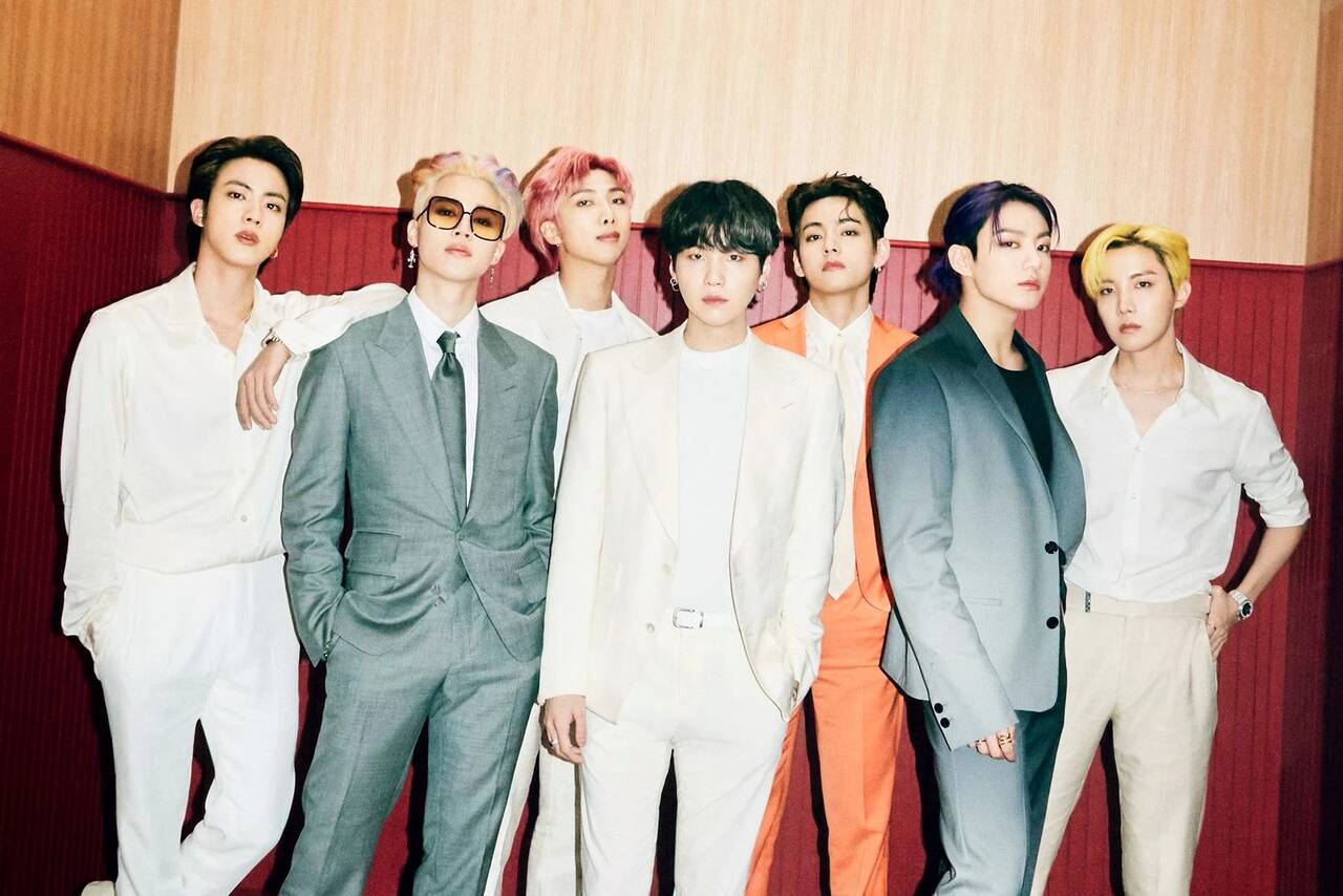 Kpop group BTS. Photo: Lotte