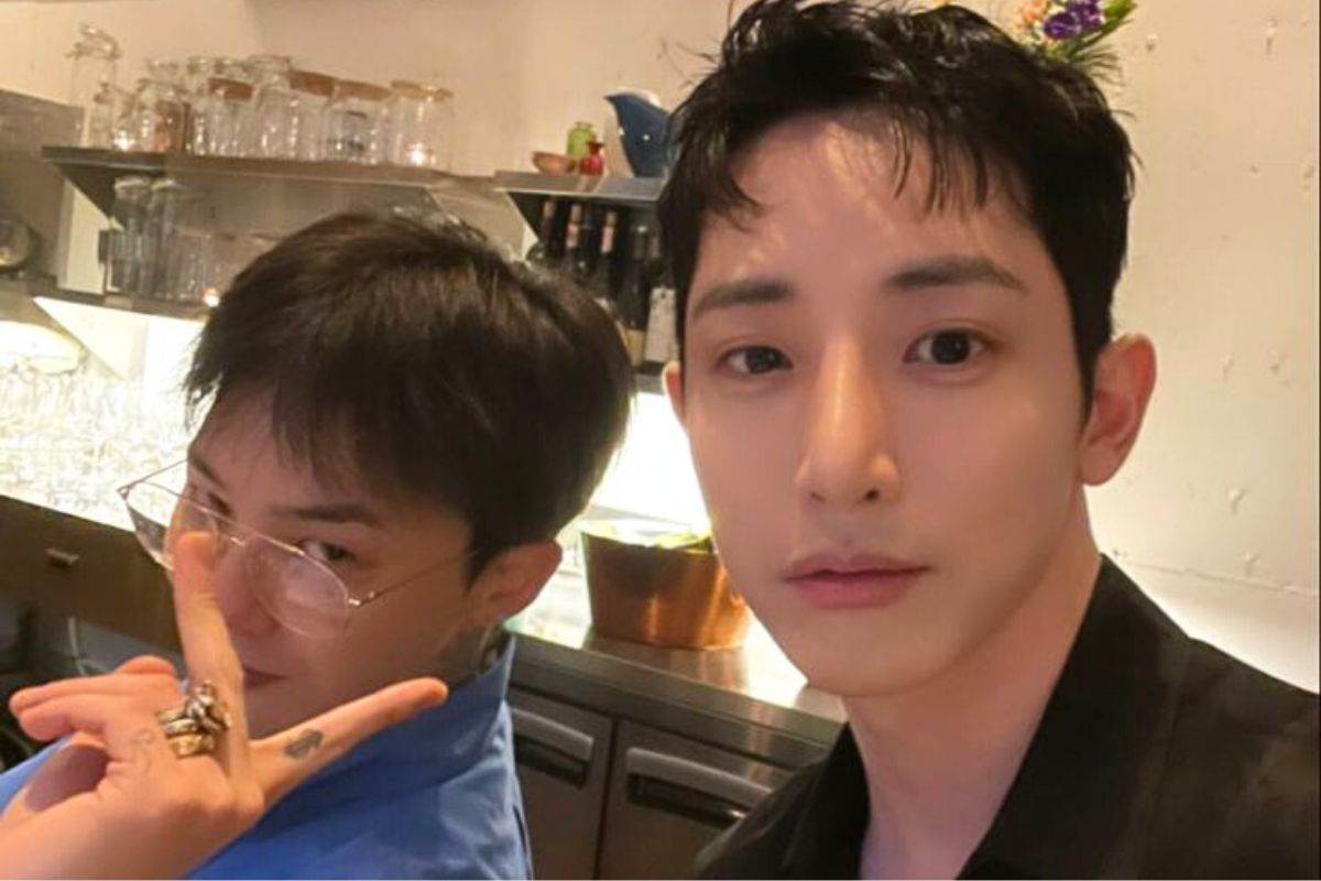 G-Dragon and Lee Soo Hyuk are long-time close friends. Photo: Lotte