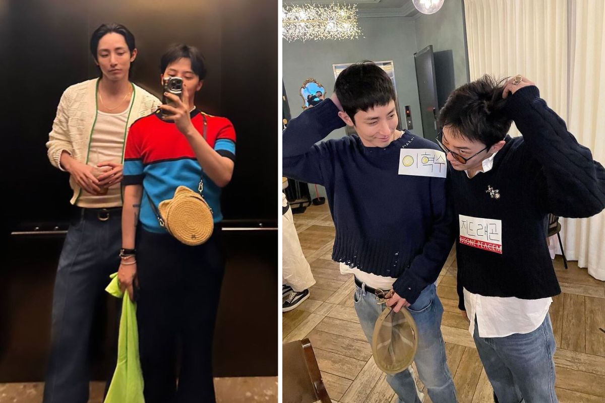 Lee Soo Hyuk và G-Dragon thường xuyên xuất hiện cùng nhau. Ảnh: Lotte